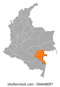 Map - Colombia, Vaupes