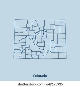 map of Colorado