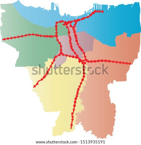 map of commuter line jakarta