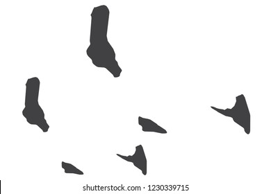 Map - Comoros Couple Set , Map of Comoros,Vector illustration eps 10.