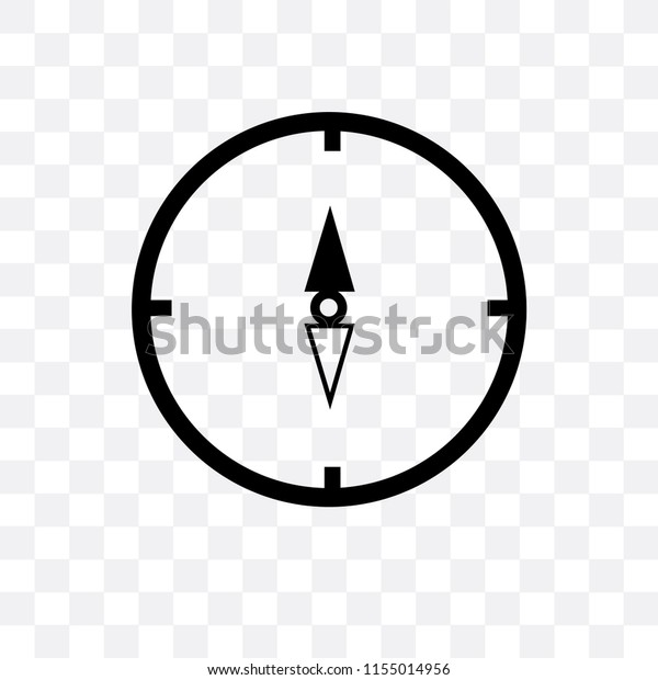 Map and compass orientation tools vector icon\
isolated on transparent background, Map and compass orientation\
tools logo concept