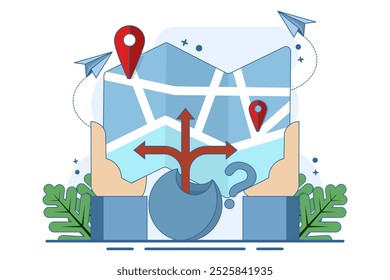map concept. map UI elements. Geographical position and address. GPS location, bar and dashboard templates. web design for mobile apps with theme interface. flat vector illustration.