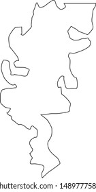 map of Concordia county in louisiana