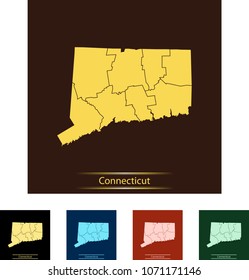 map of Connecticut
