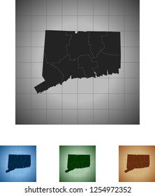 map of Connecticut