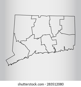 map of Connecticut