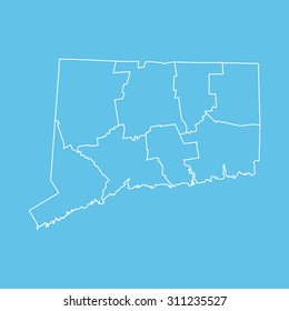 map of Connecticut