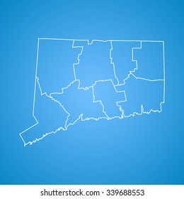 map of Connecticut