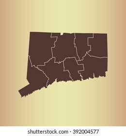 map of Connecticut