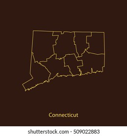 map of Connecticut