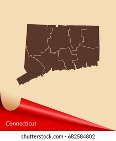 map of Connecticut