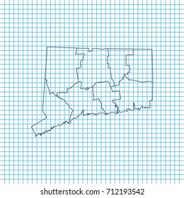 map of Connecticut