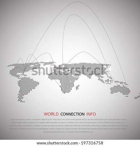 map of connection world info