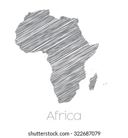 A Map of the Continent of Africa