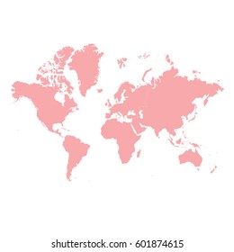 Map Continents High color