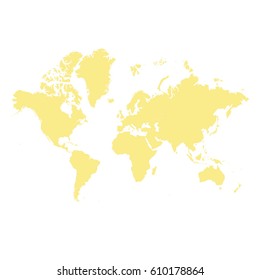 Pale Color World Map Images Stock Photos Vectors Shutterstock