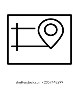 Map Coordinates icon design for personal commercial use 