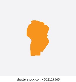Map of Cordoba Vector Illustration
