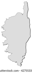 Map - Corsica (France)