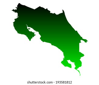Map of Costa Rica