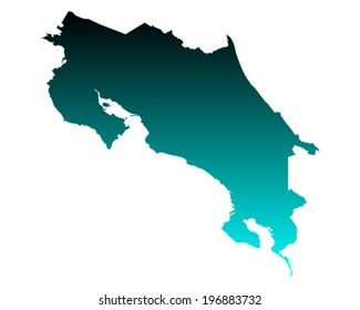 Map of Costa Rica