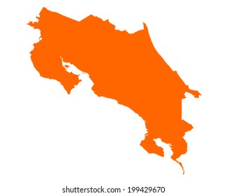 Map of Costa Rica