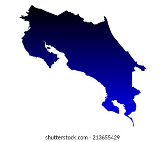 Map of Costa Rica