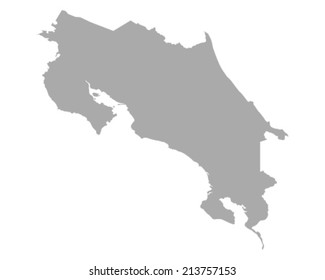 Map of Costa Rica