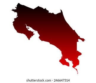 Map of Costa Rica