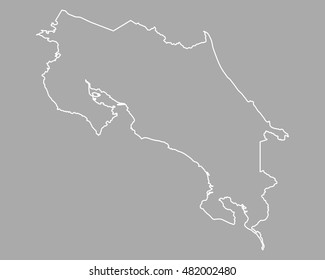 Map of Costa Rica