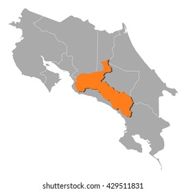 Map - Costa Rica, San Jose
