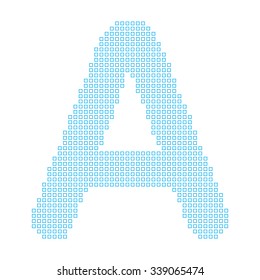 A Map of the country of A