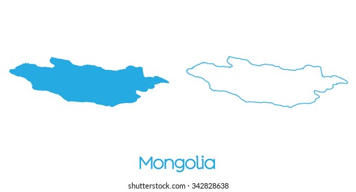 A Map of the country of _Mongolia