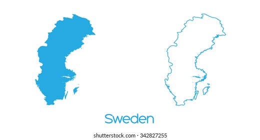 A Map of the country of _Sweden