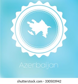 A Map of the country of Azerbaijan