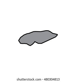 A Map of the country of Bahamas