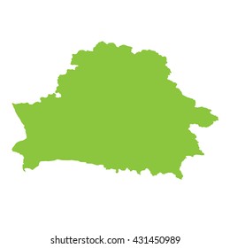 A Map of the country of Belarus