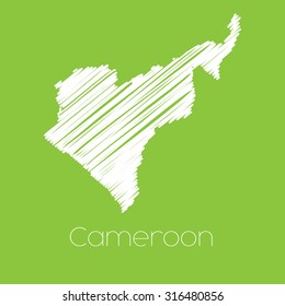 A Map of the country of Cameroon