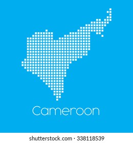 A Map of the country of Cameroon