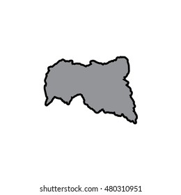 A Map of the country of CentralAfricanRepublic