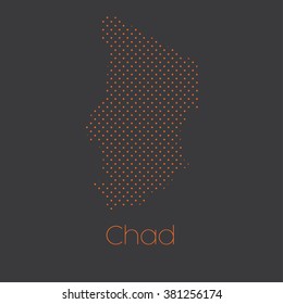A Map of the country of Chad