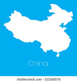 A Map of the country of China