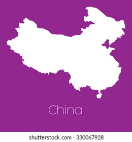 A Map of the country of China