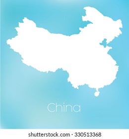 A Map of the country of China