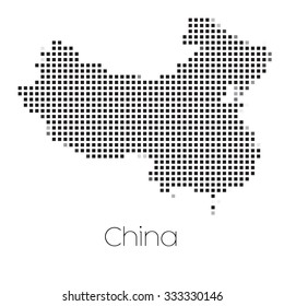 A Map of the country of China