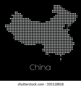 A Map of the country of China