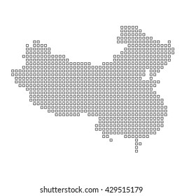 A Map of the country of China