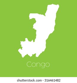A Map of the country of Congo