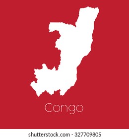 A Map of the country of Congo