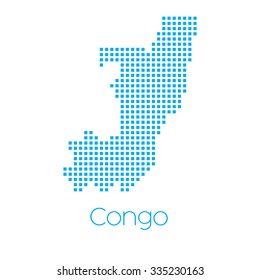 A Map of the country of Congo